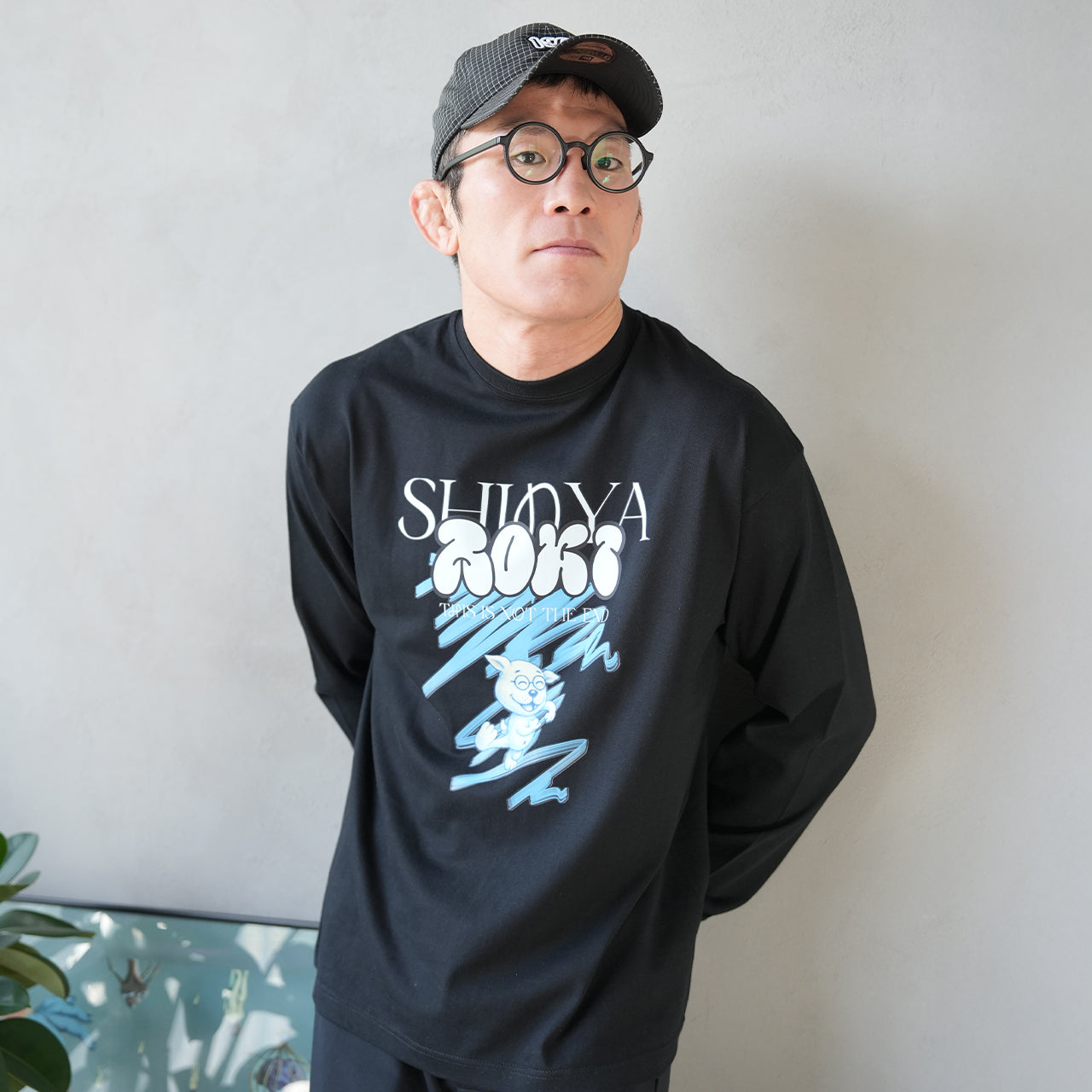 青木真也 TEAM Tシャツ / ロングスリーブ Tシャツ"This is not the end" / Shinya Aoki