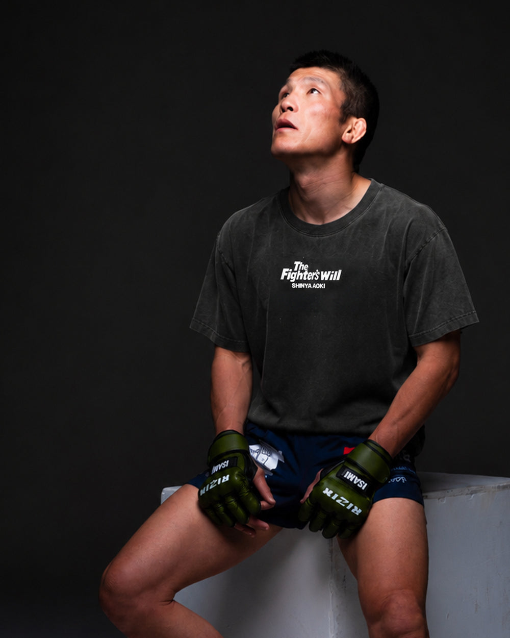 A* SHINYA AOKI "The Fighter's Will" Character H/S T-Shirts | 2026.09 Edition