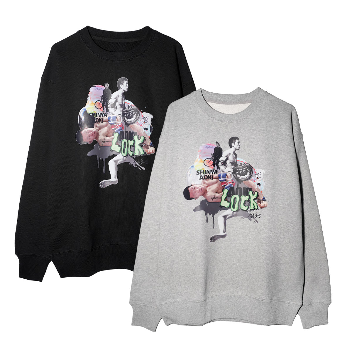 アオキロック "AOKI LOCK" DESIGN HEAVYWEIGHT SWEAT B