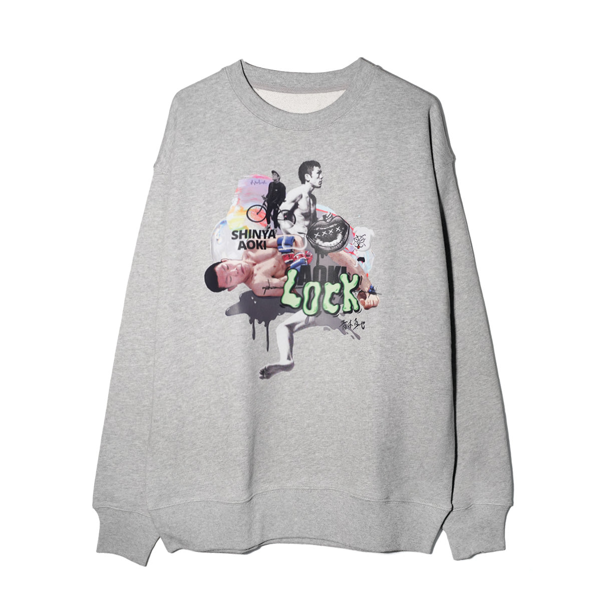 アオキロック "AOKI LOCK" DESIGN HEAVYWEIGHT SWEAT B