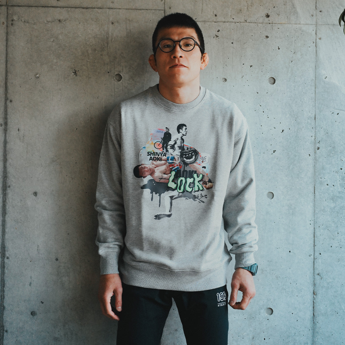アオキロック "AOKI LOCK" DESIGN HEAVYWEIGHT SWEAT B