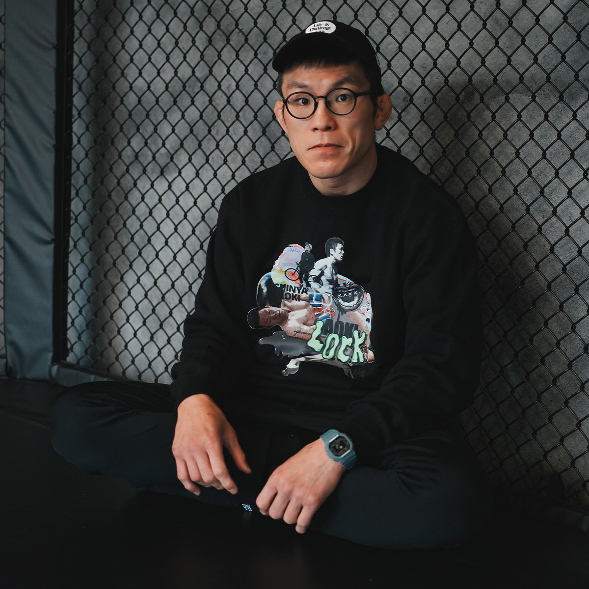 アオキロック "AOKI LOCK" DESIGN HEAVYWEIGHT SWEAT B