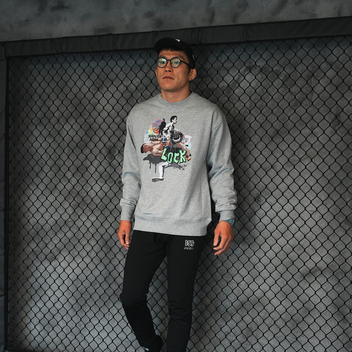 アオキロック "AOKI LOCK" DESIGN HEAVYWEIGHT SWEAT B