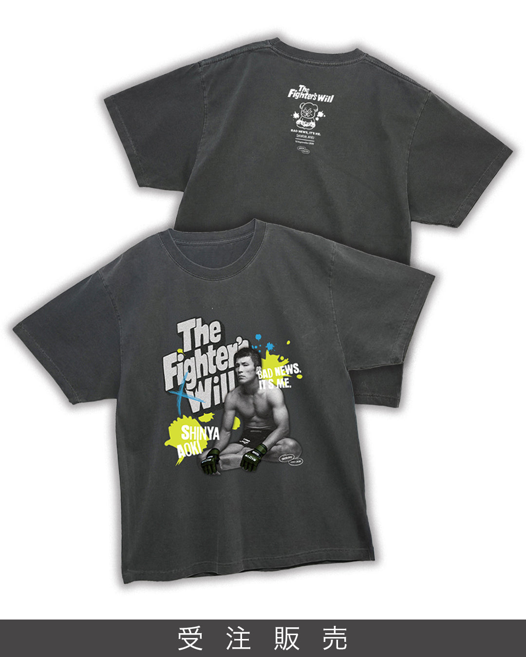 B* SHINYA AOKI "The Fighter's Will" Photo H/S T-Shirts | 2026.09 Edition