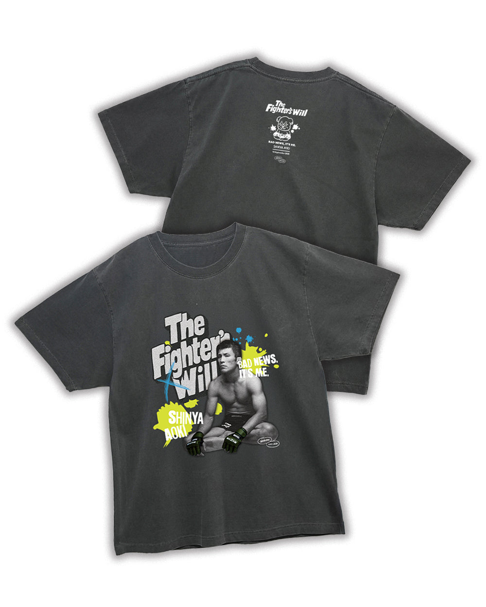 B* SHINYA AOKI "The Fighter's Will" Photo H/S T-Shirts | 2026.09 Edition