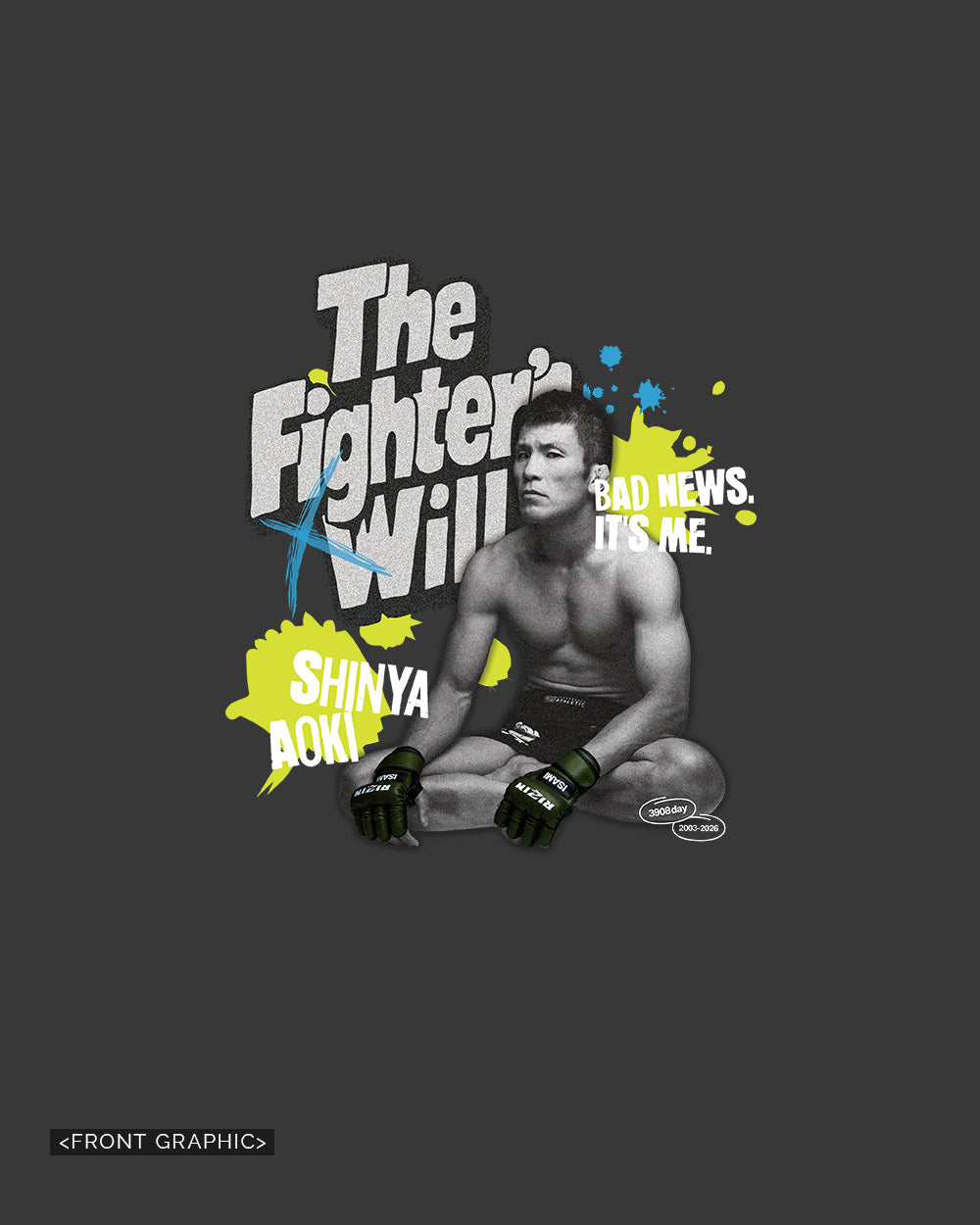 D* SHINYA AOKI "The Fighter's Will" PHOTO L/S T-Shirts | 2026.09 Edition