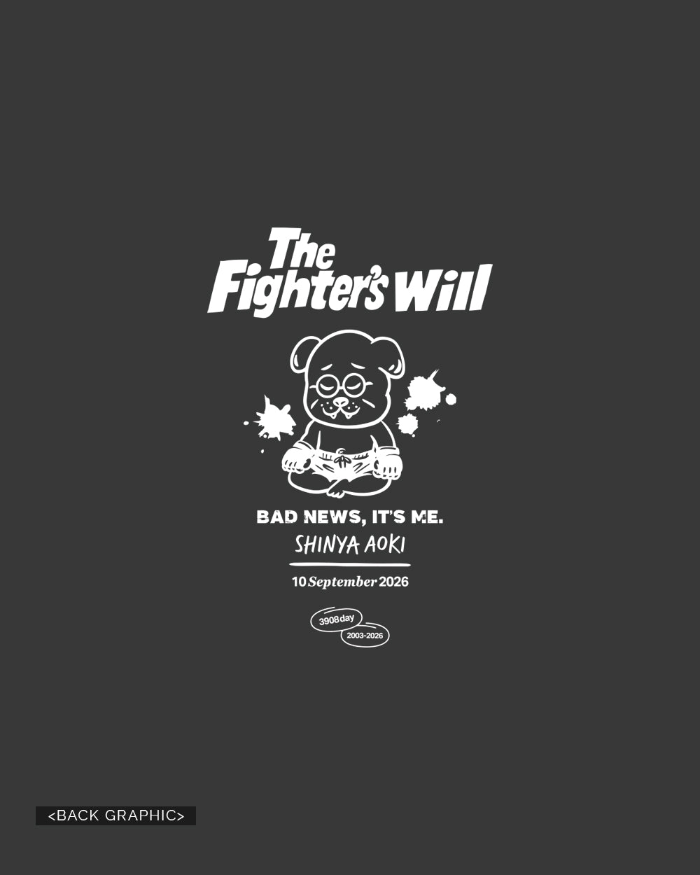 D* SHINYA AOKI "The Fighter's Will" PHOTO L/S T-Shirts | 2026.09 Edition