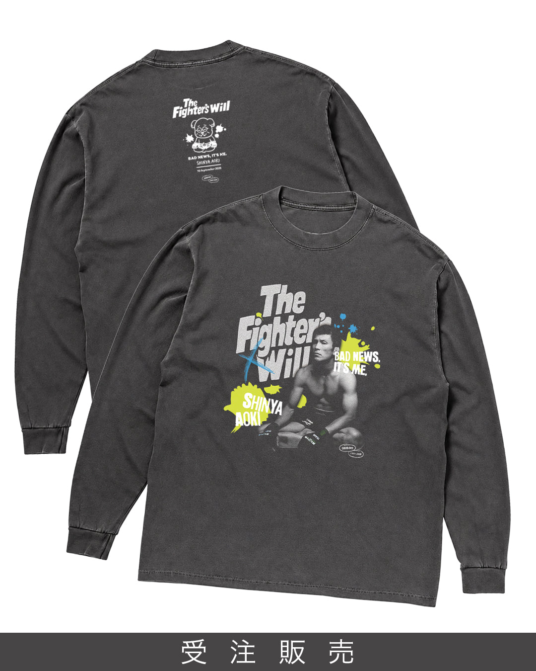 D* SHINYA AOKI "The Fighter's Will" PHOTO L/S T-Shirts | 2026.09 Edition