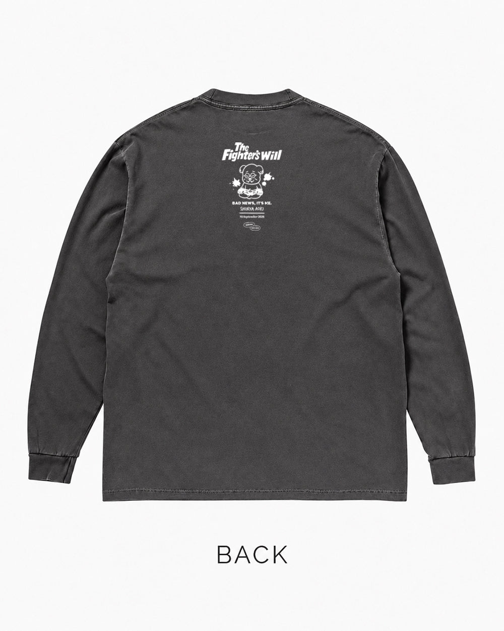 D* SHINYA AOKI "The Fighter's Will" PHOTO L/S T-Shirts | 2026.09 Edition