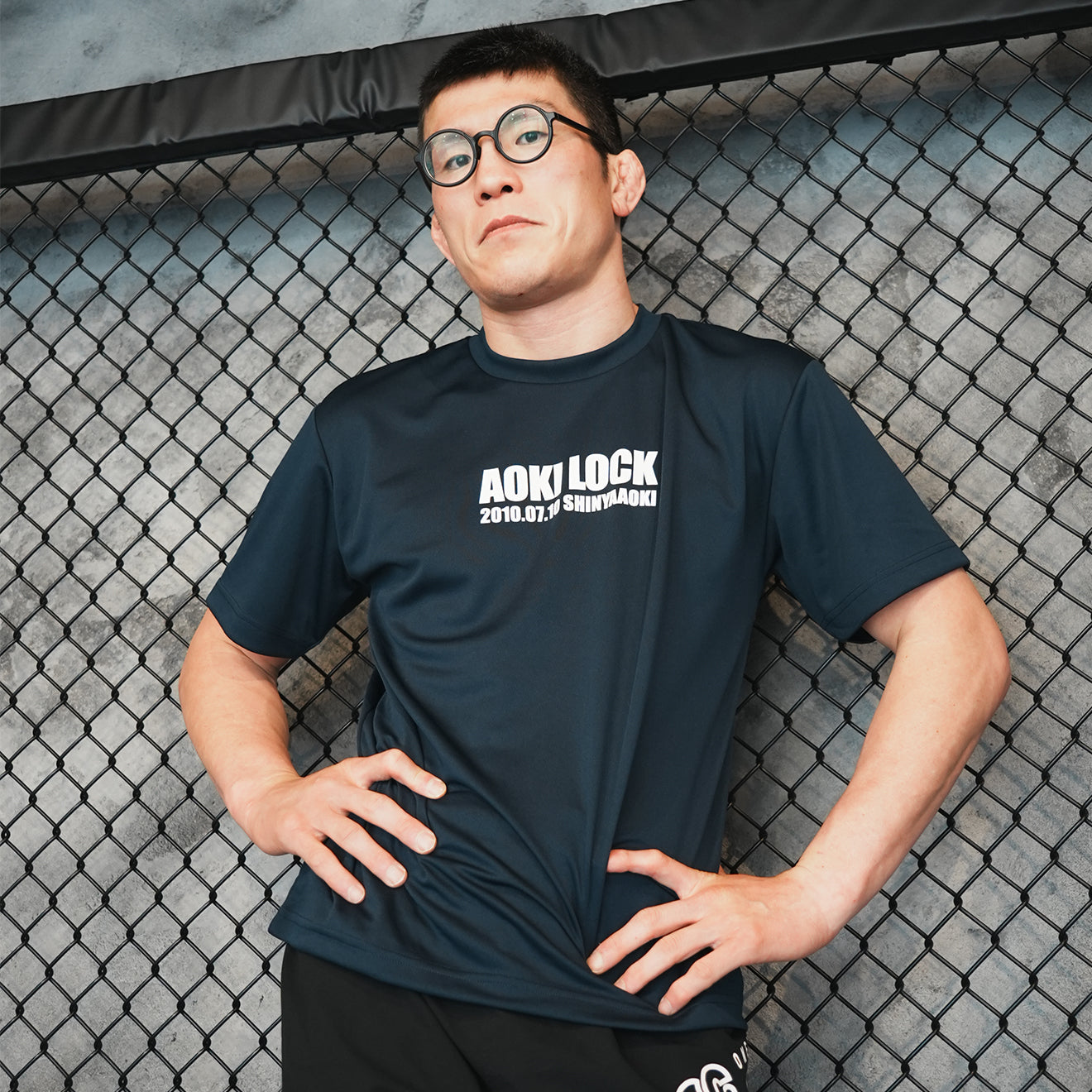 アオキロック "AOKI LOCK" DRY T-Shirts  / Shinya Aoki