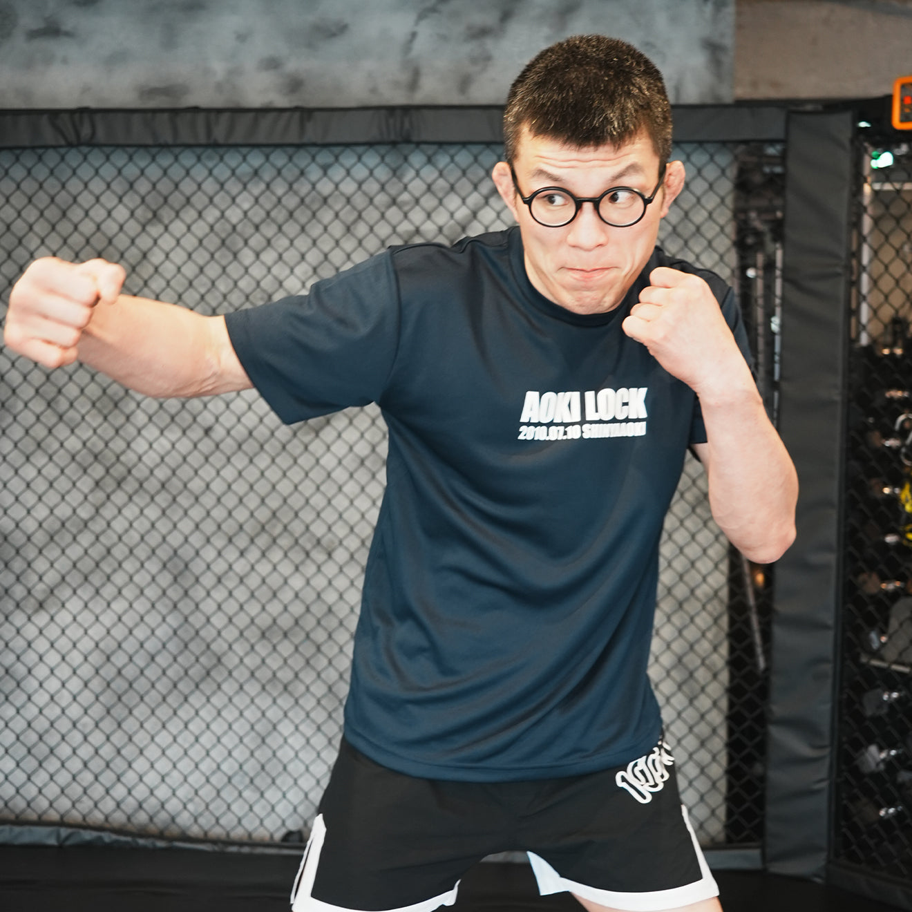 アオキロック "AOKI LOCK" DRY T-Shirts  / Shinya Aoki