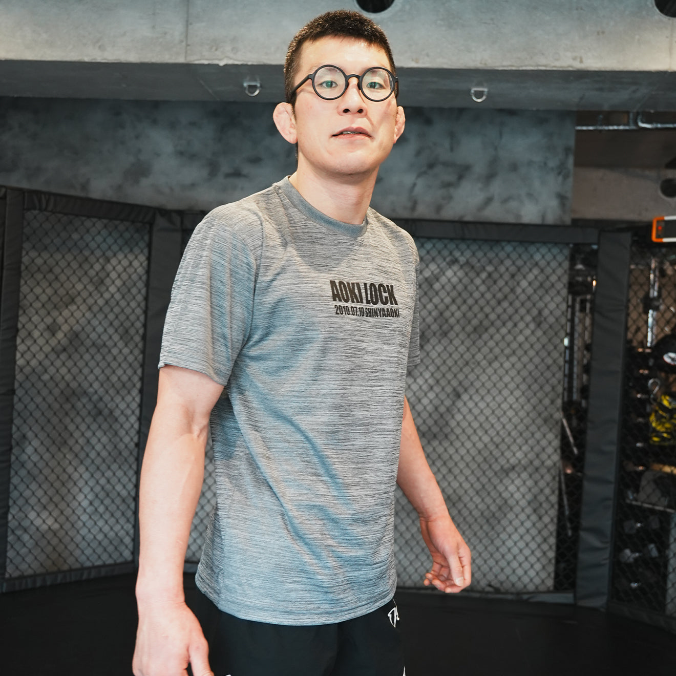 アオキロック "AOKI LOCK" DRY T-Shirts  / Shinya Aoki