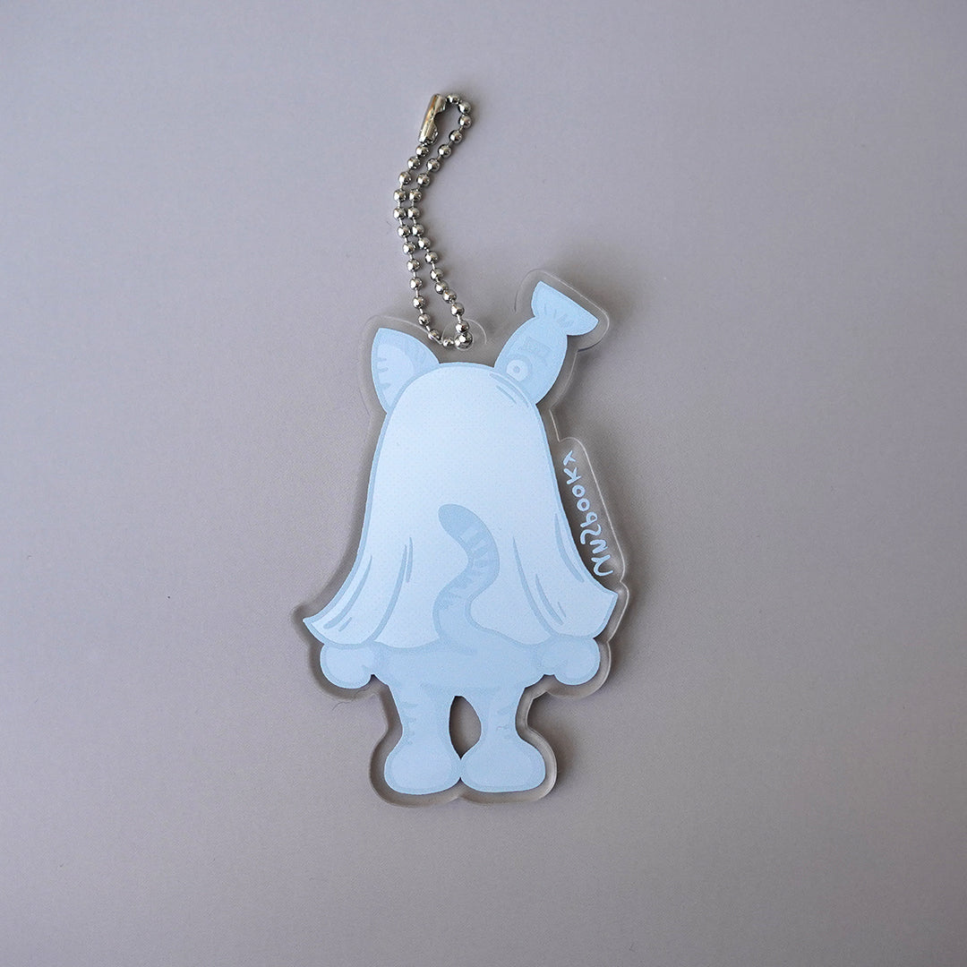 Big Acrylic Character Keychain "UNSPOOKY"