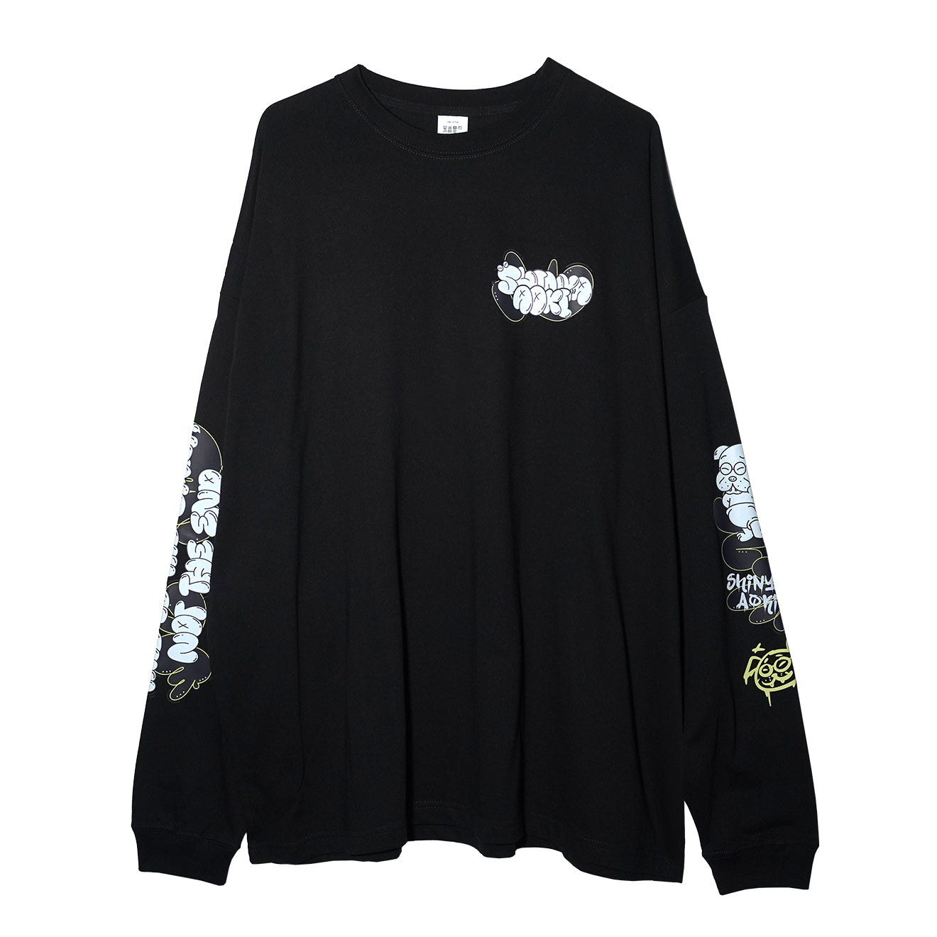 青木真也 "Not the end" ビッグシルエット ロングスリーブ Tシャツ