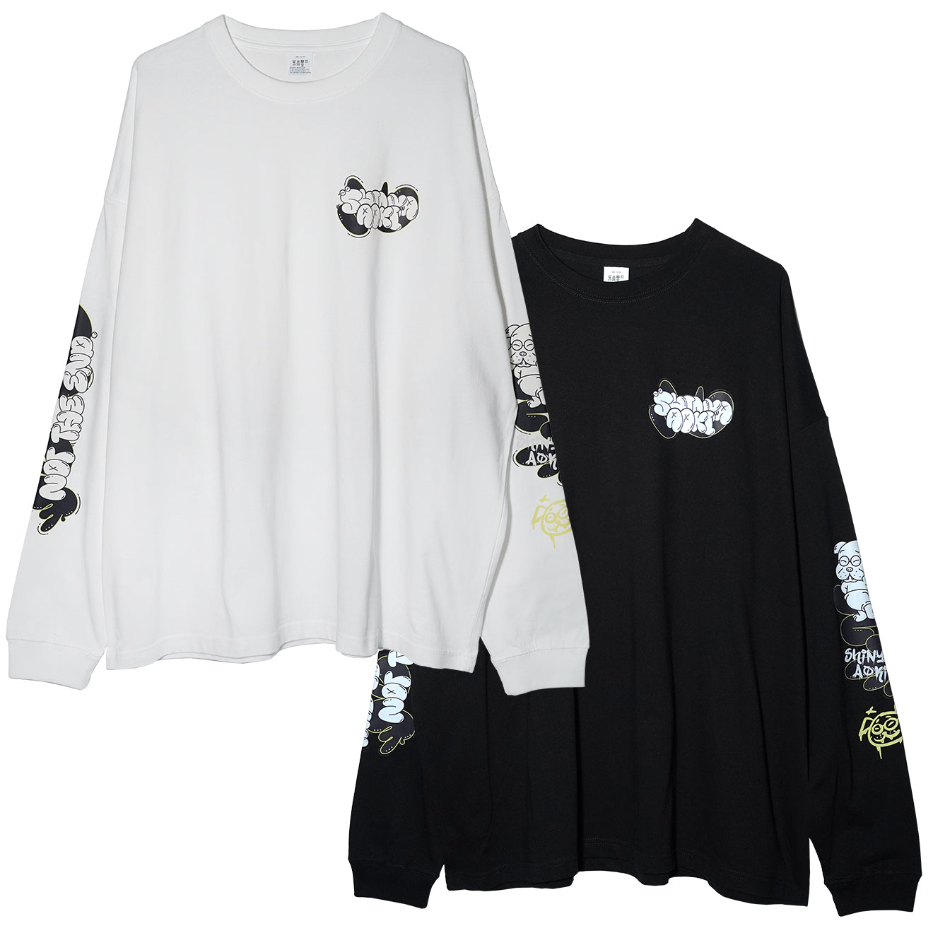 青木真也 "Not the end" ビッグシルエット ロングスリーブ Tシャツ