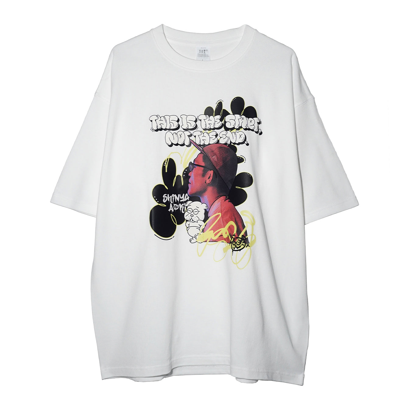 青木真也 "Not the end" ビッグシルエット 半袖 Tシャツ