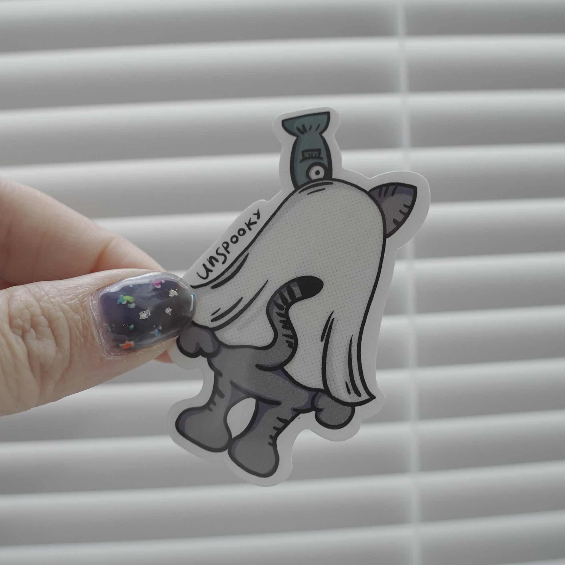 Character film Sticker -backstyle- "UNSPOOKY"