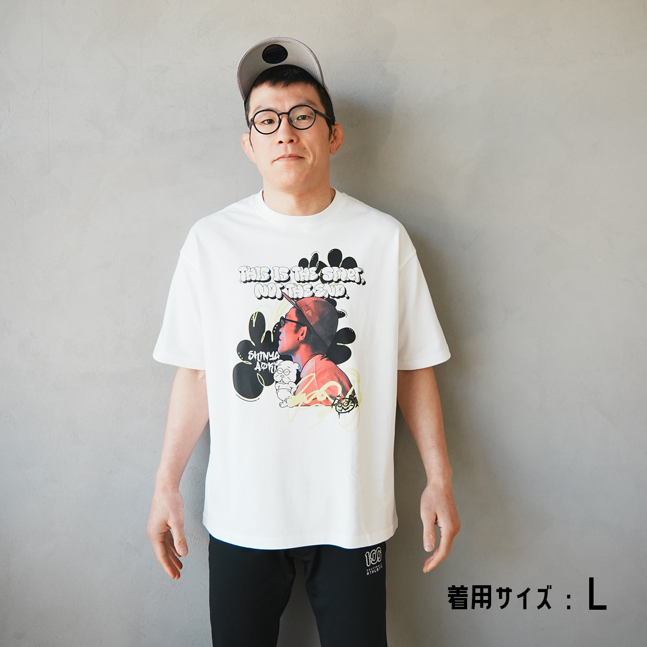 青木真也 "Not the end" ビッグシルエット 半袖 Tシャツ