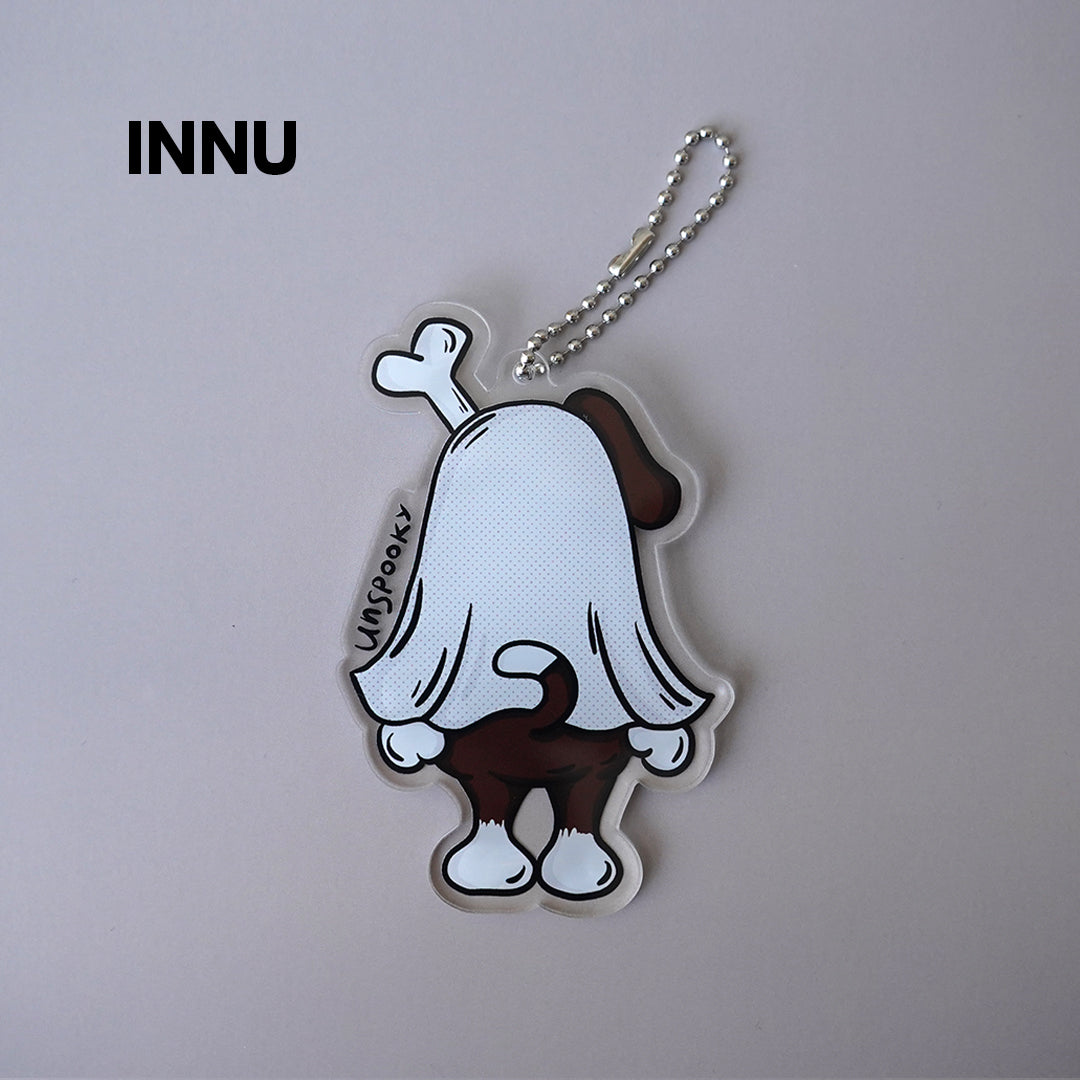 Big Acrylic Character Keychain "UNSPOOKY"