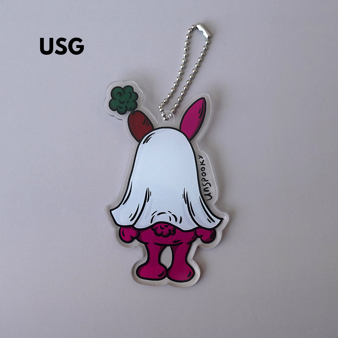 Big Acrylic Character Keychain "UNSPOOKY"