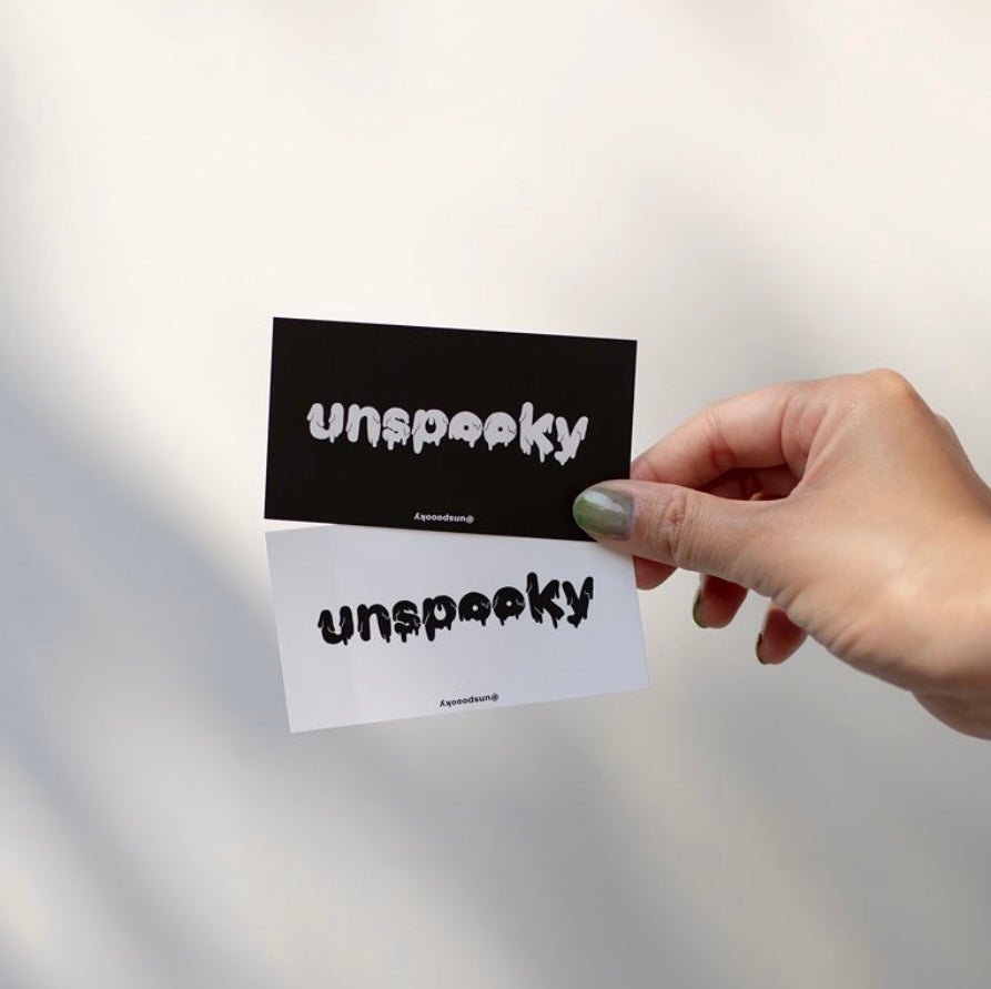 UNSPOOKY LOGO Sticker Set