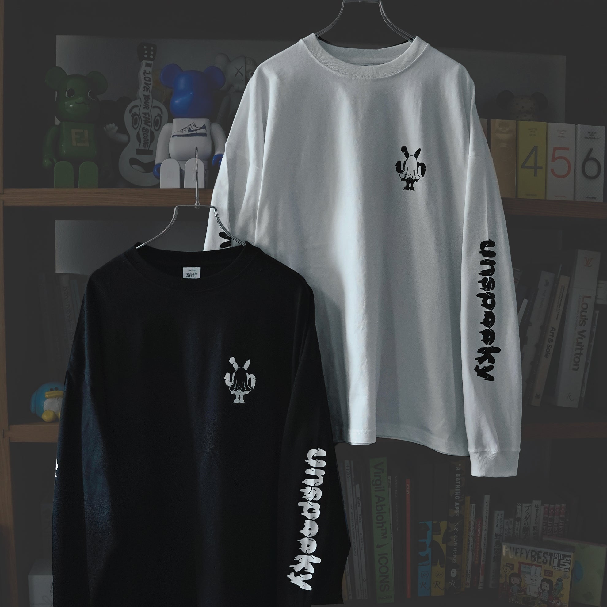 UNSPOOKY "USG" Long Sleeve Big Tee Shirts -UNISEX-