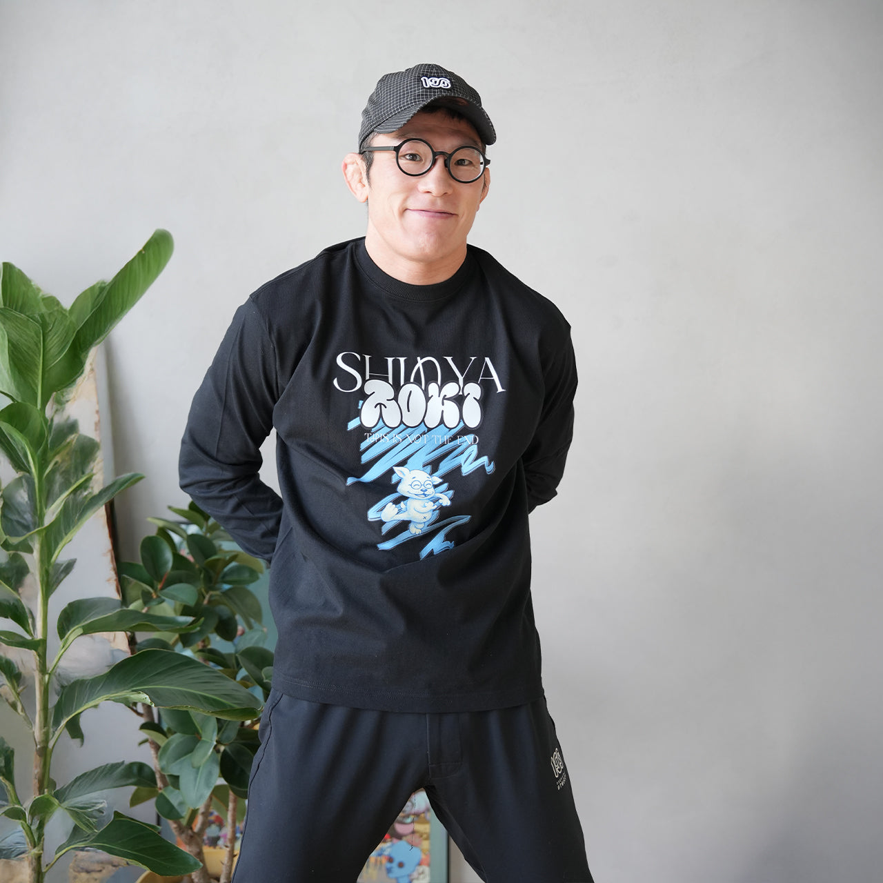 受注] 青木真也 試合 TEAM Tシャツ / ロングスリーブ Tシャツ