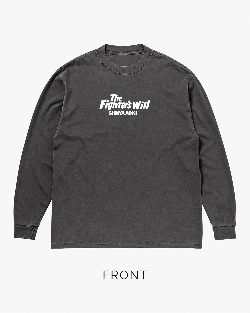 C* SHINYA AOKI "The Fighter's Will" Character L/S T-Shirts  | 2026.09 Edition