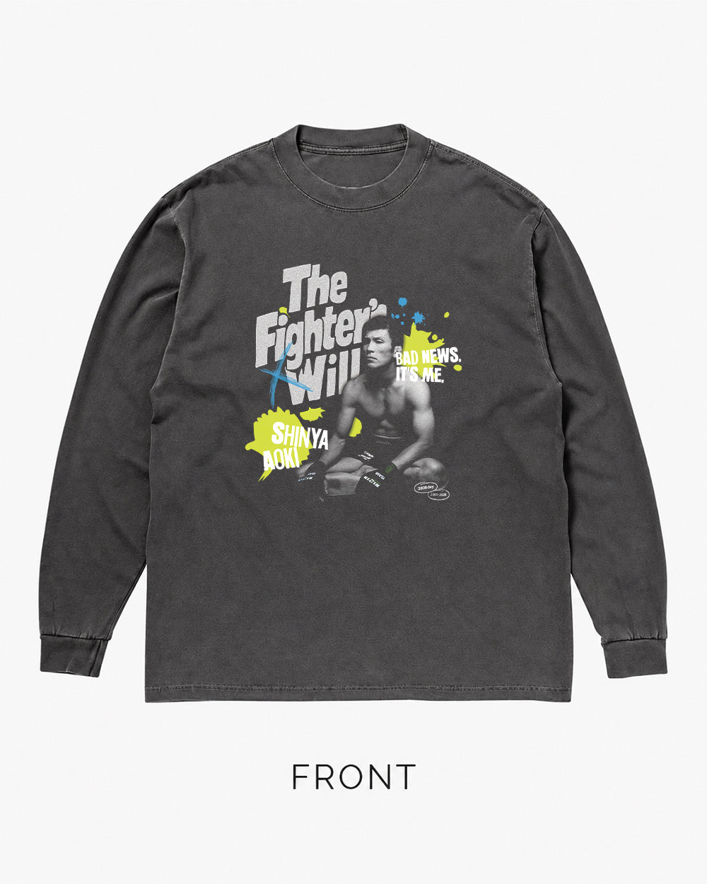 D* SHINYA AOKI "The Fighter's Will" PHOTO L/S T-Shirts | 2026.09 Edition