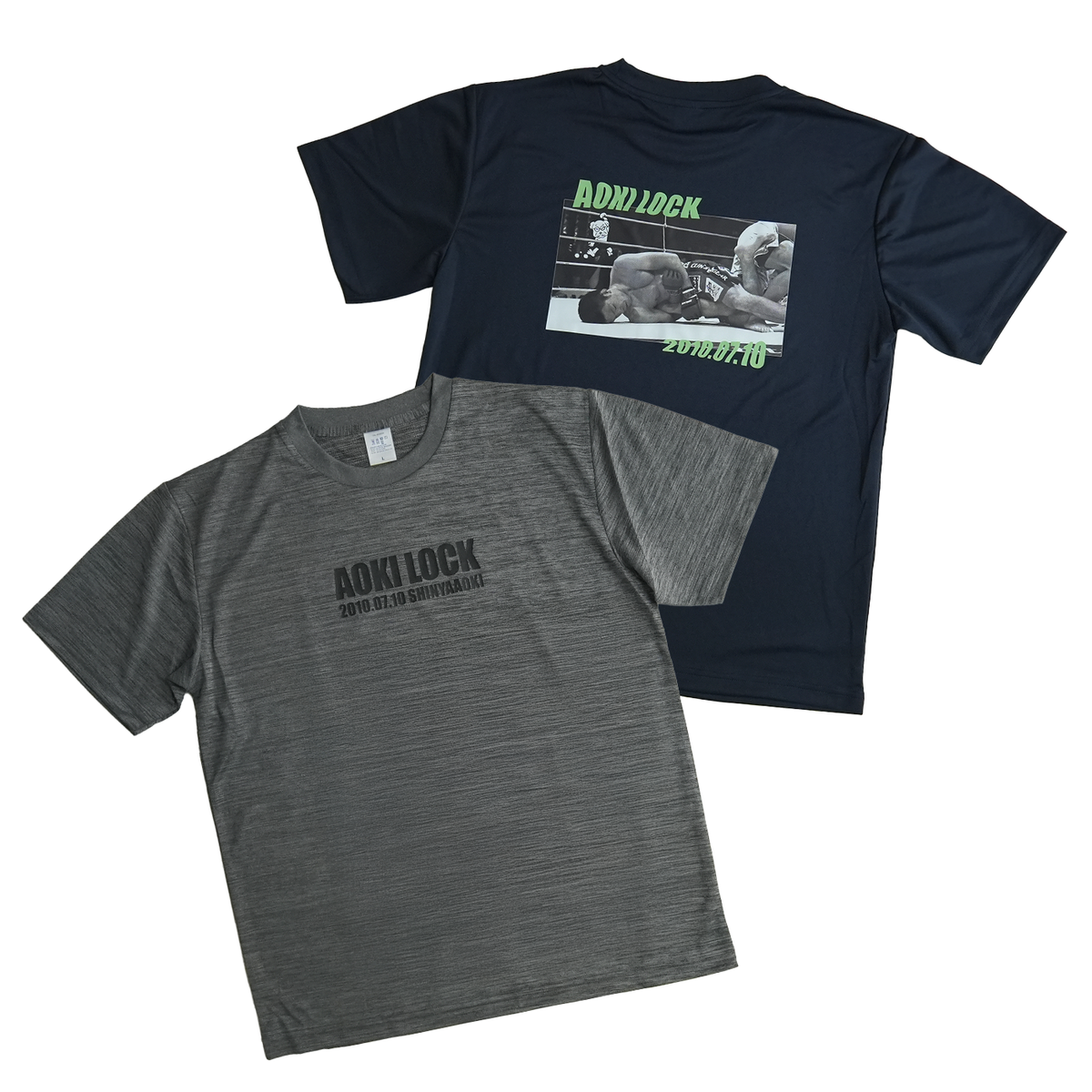 青木真也 アオキロック Tシャツ RIZIN 貴重 受注生産 AOKI LOCK ロングスリーブTシャツ : MMA The Orange