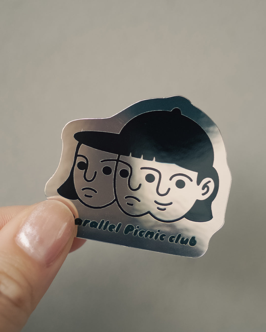 Parallel Picnic Club Sticker "by UNSPOOKY"