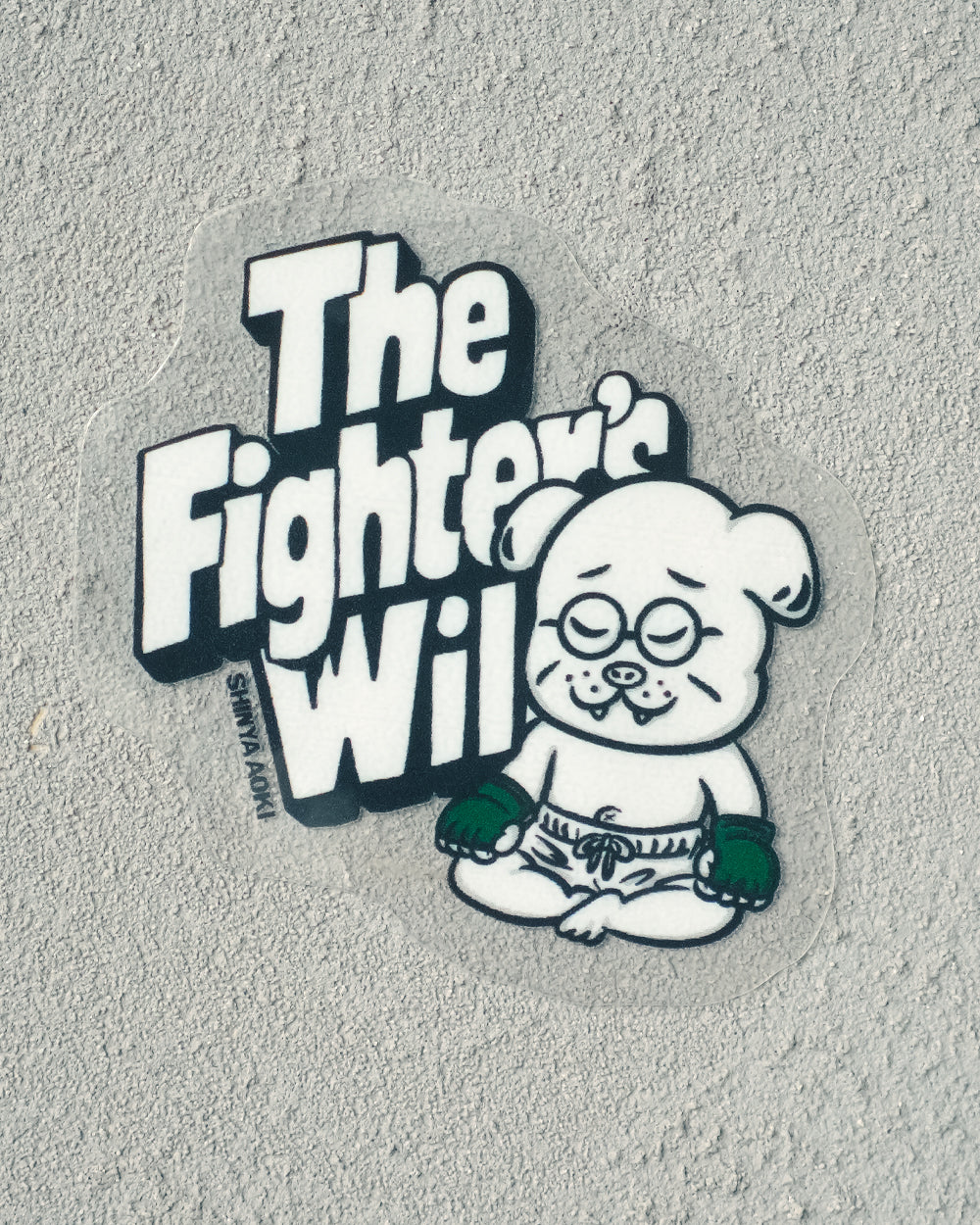 [予約] 青木真也 "The Fighter's Will" ステッカー | 26.09 Edition