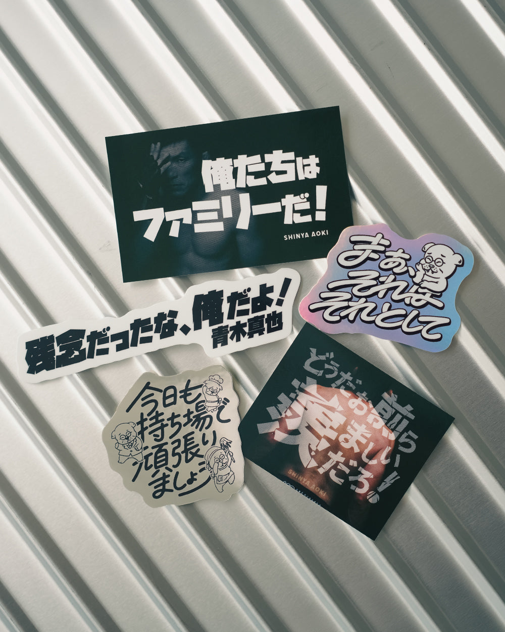 [予約] SHINYA AOKI『青木語録』ステッカー 5点セット  | Sticker Set